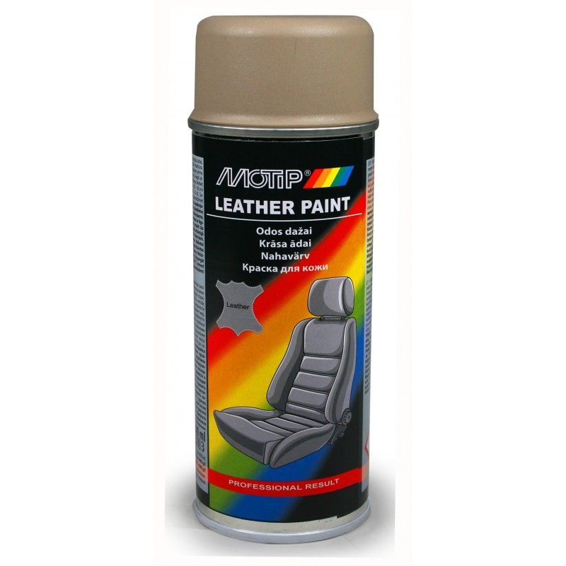 Spray Leather Paint 200 Ml Beige Brown, Beige Leather Paint
