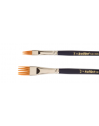 Synthetic brushes Kolibri 7108 comb, short handles