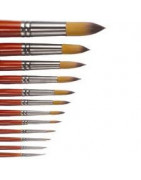 Synthetic brushes Conda 10166 round, short handles