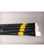 Synthetic brushes Conda 10162 flat, long handles