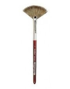 Brushes Kolibri 3028 fan, short handles