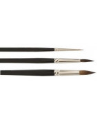 Brushes Kolibri 24 squirrel hair, round, short handles