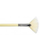 Bristle brushes Kolibri 3018 fan shape, short handles