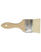 Bristle brushes Kolibri 2940 flat, wide, short handles