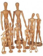 Wooden mannequins 